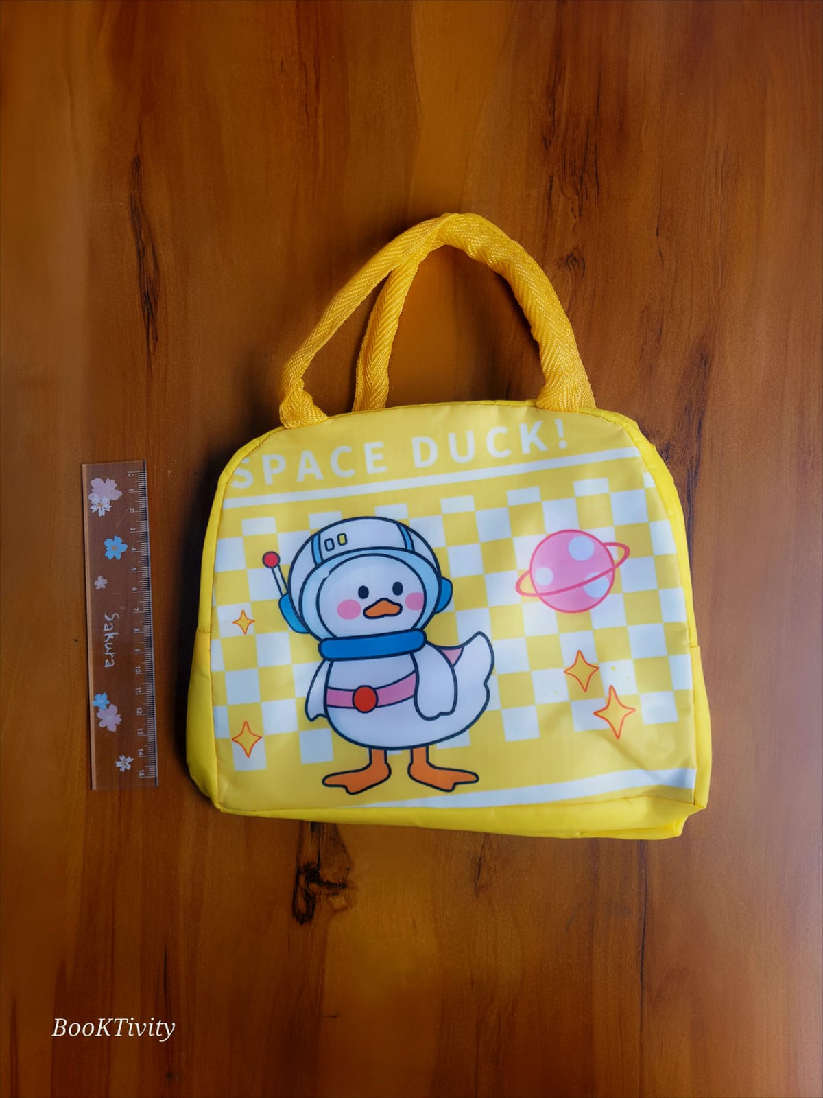 Space Duck Yellow Kids Bag