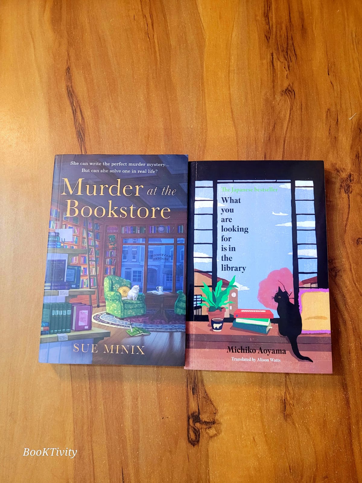 Murder at the Bookstore & What You Are Looking For Is in the Library