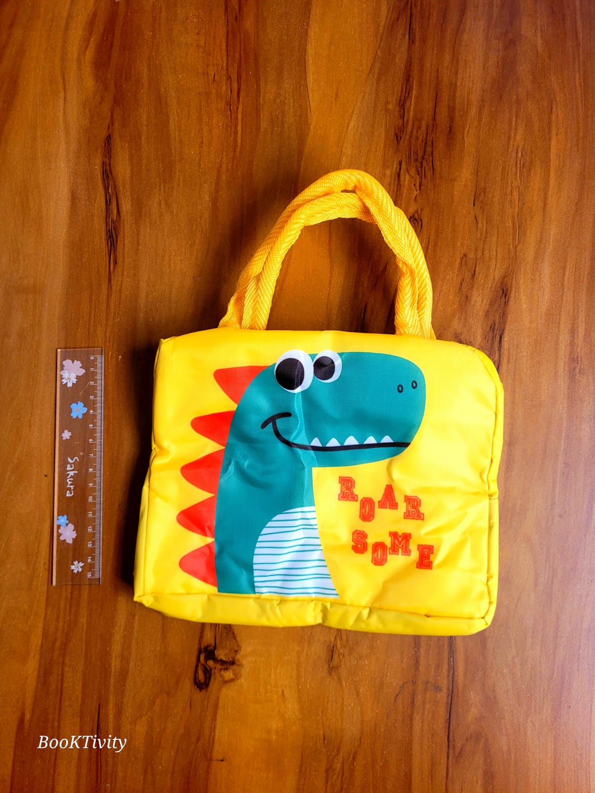 Dinosaur Themed Kids Soft Book Bag