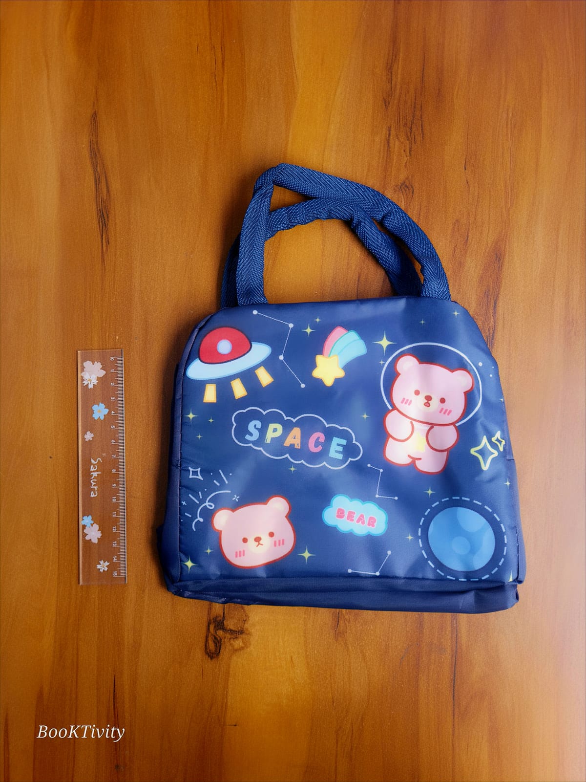 Space Bear Insulated Lunch Bag