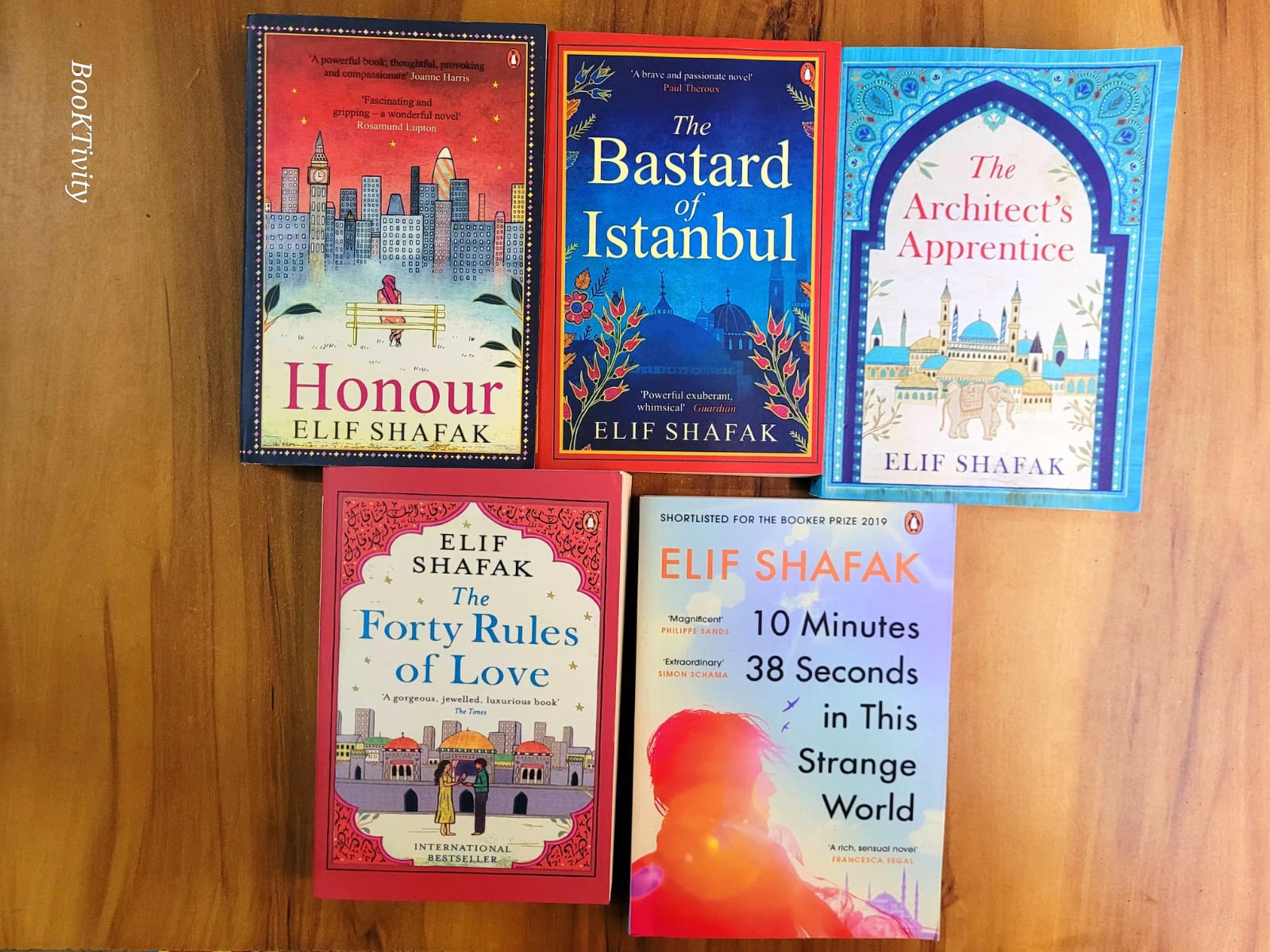 Set of Elif Shafak Novels