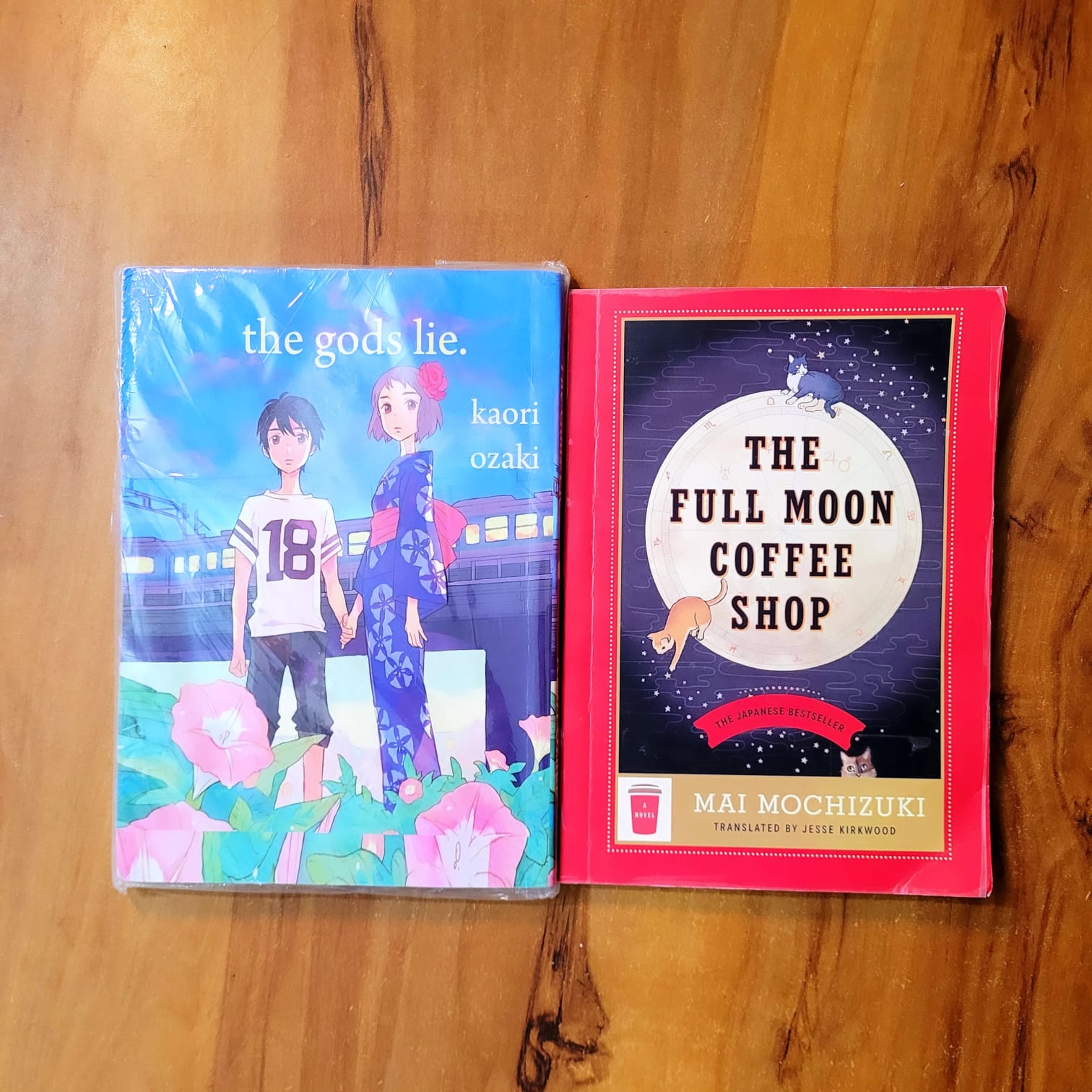 The Gods Lie and The Full Moon Coffee Shop Books