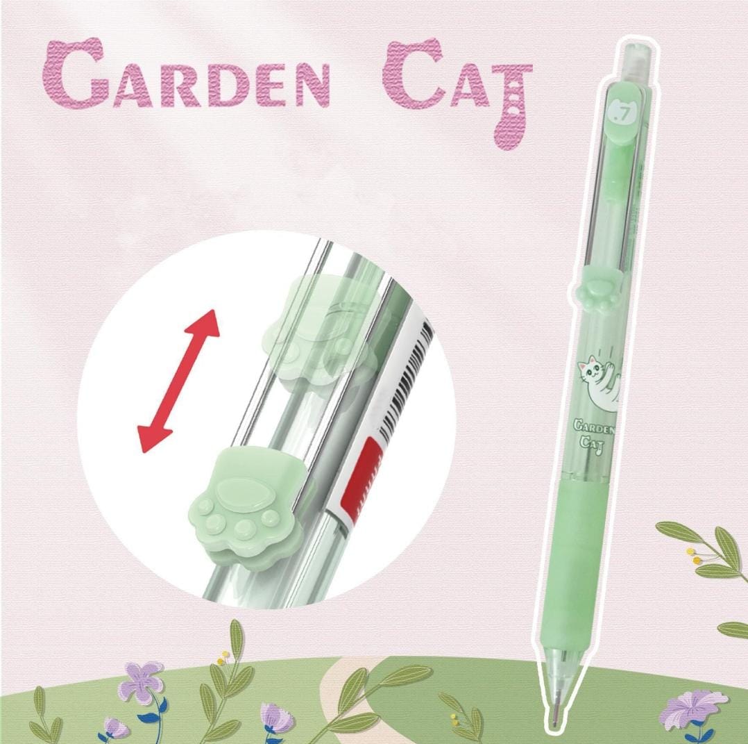 Garden Cat Mechanical Pencil set of 4