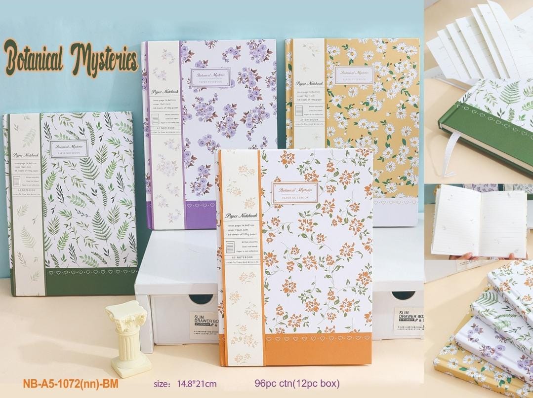 Botanical Mysteries  Notebook