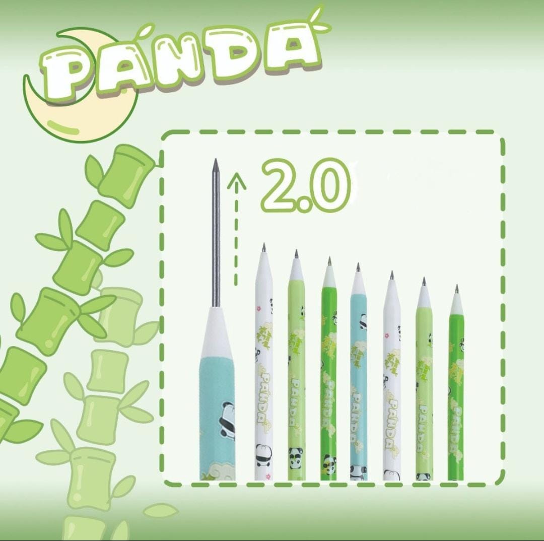 Panda Paw mechanical Pencil set of 4 with sharpner 