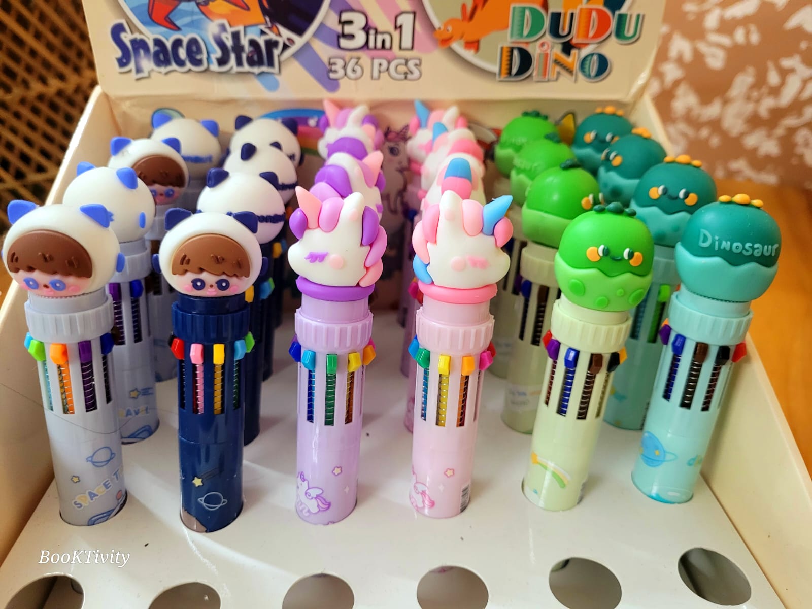 3-in-1 Multi-Color Ballpoint Pens set of 3 random 