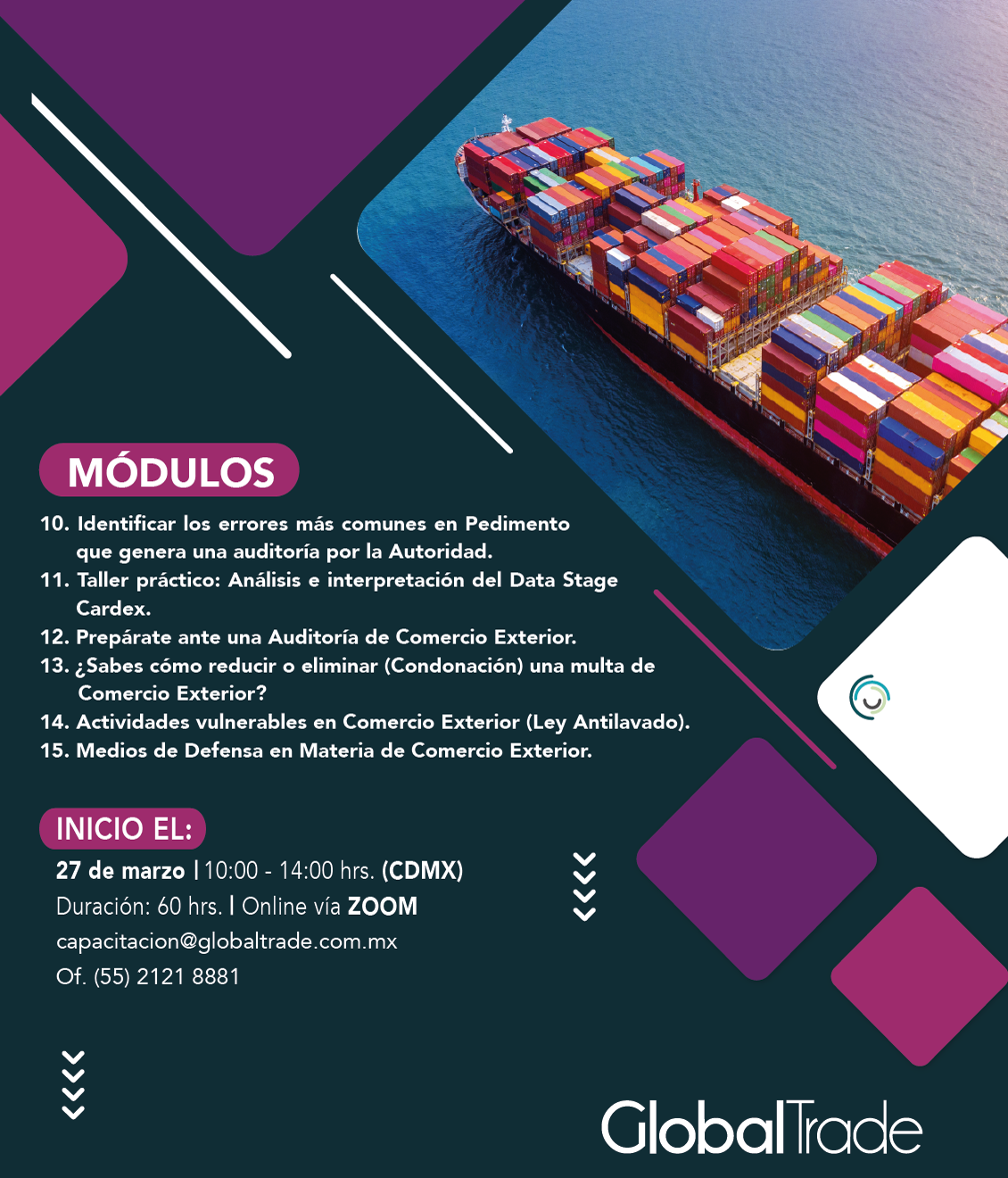 Seminario de Operación y Cumplimiento Aduanero