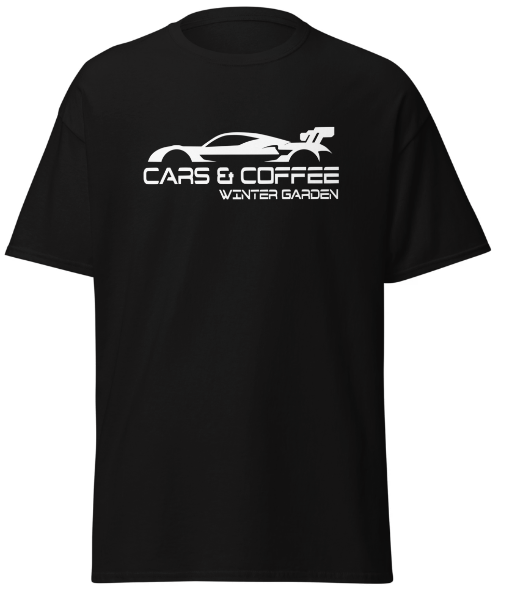 Cars & Coffee Winter Garden T-Shirt (8 Colors Available)