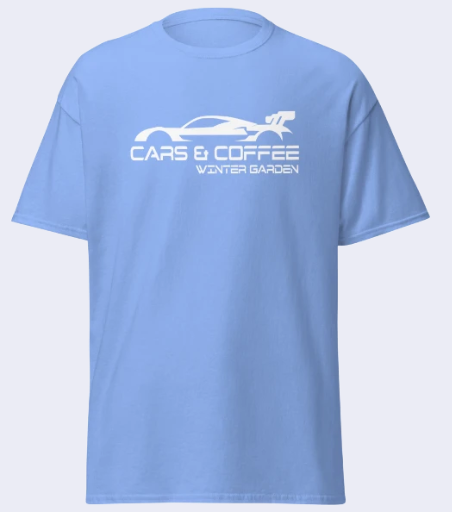Cars & Coffee Winter Garden T-Shirt (8 Colors Available)