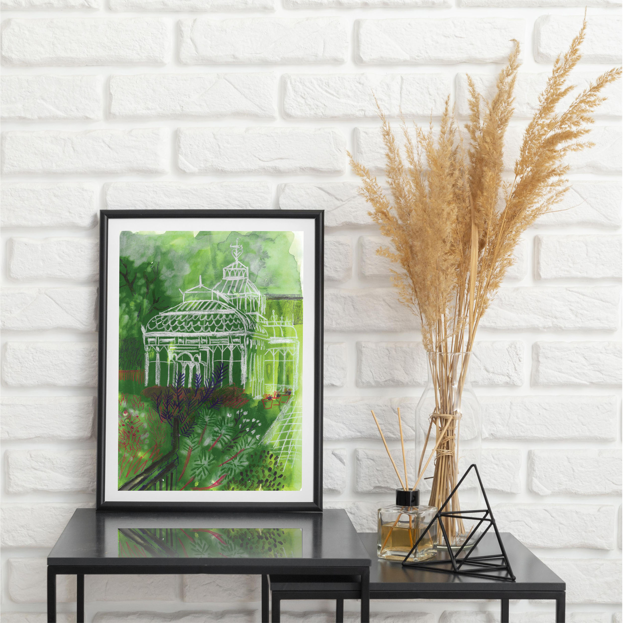 White Pavillion Print