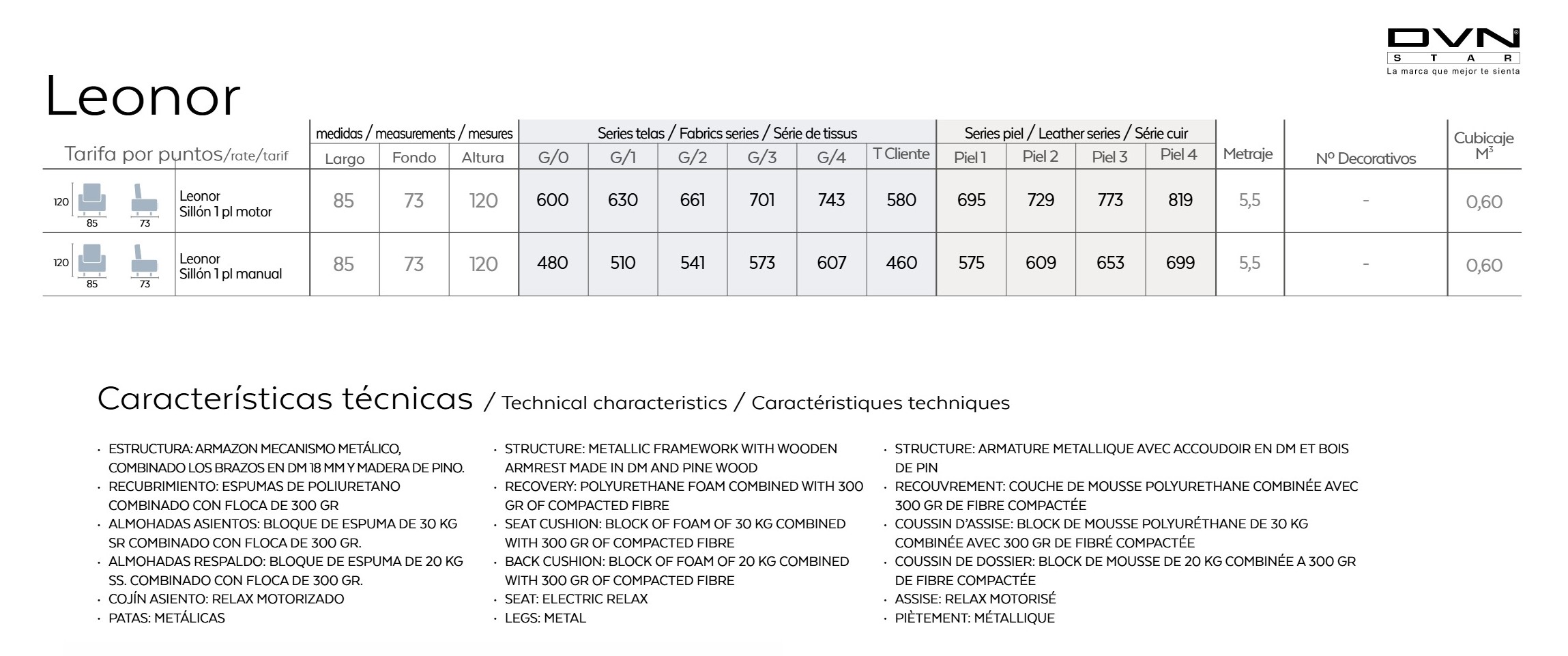 Sillón Leonor