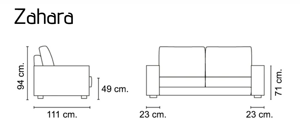 Sofá Zahara
