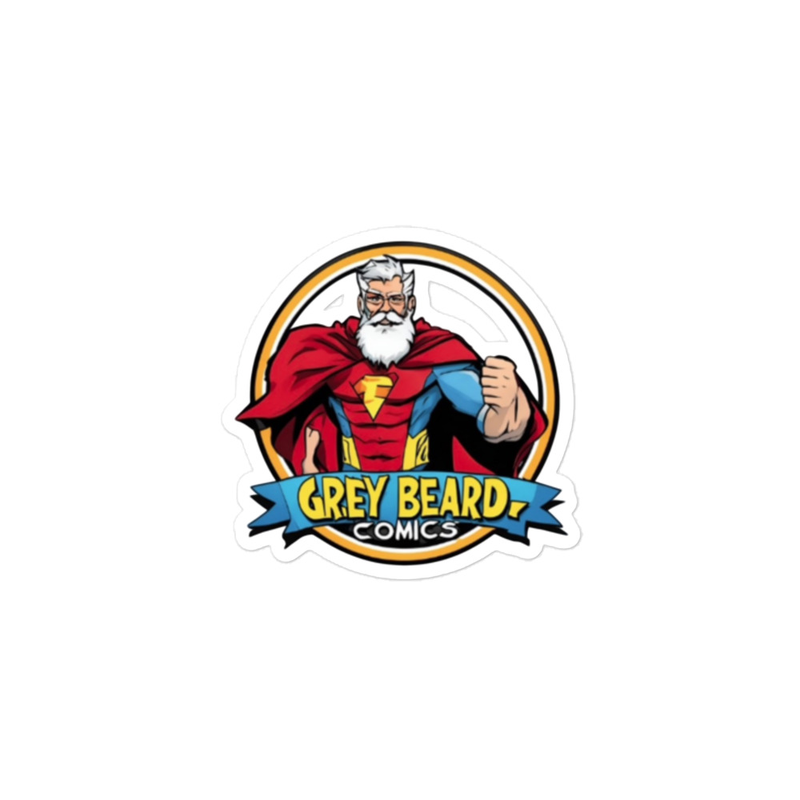 Grey Beard Comics Sticker