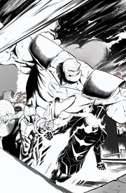 ROGUE SUN #31 CVR E DANIEL BAYLISS YOUNGBLOOD TEAM UP B&W VIRGIN VAR