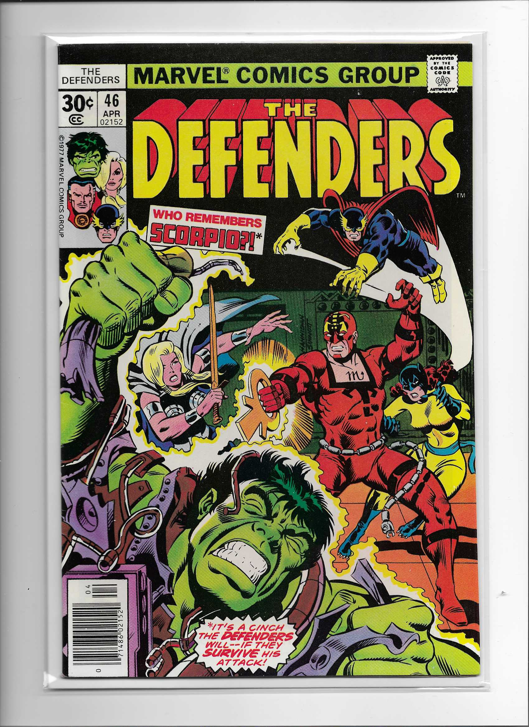The Defenders #46 Marvel Comic Book