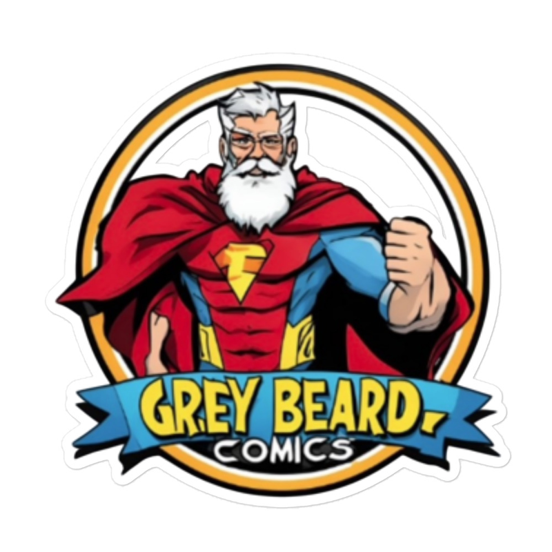 Grey Beard Comics Sticker