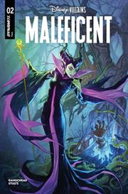 DISNEY VILLAINS MALEFICENT #2 CVR B ELLERY SANTOS VAR