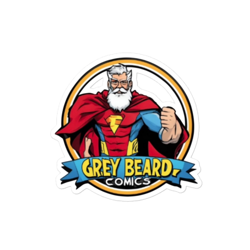 Grey Beard Comics Sticker