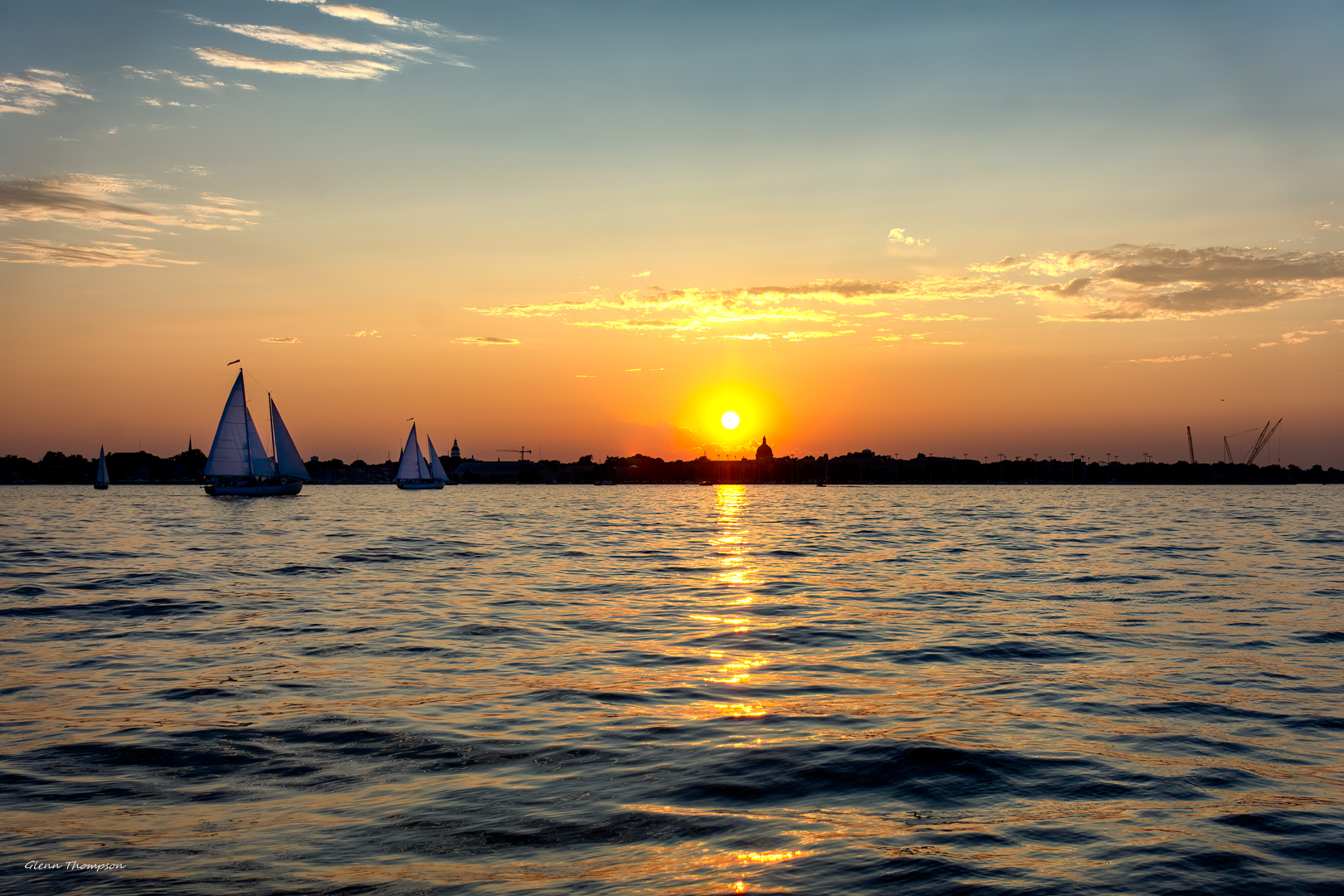 Annapolis Harbor at Sunset