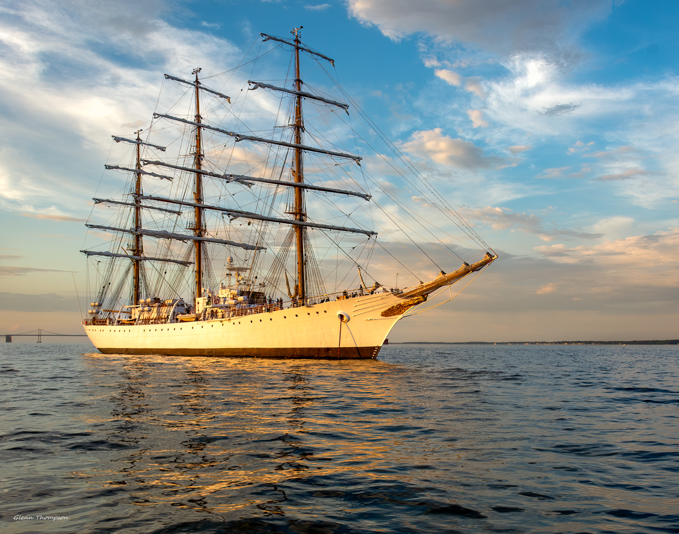Tall Ship ARA Libertad Waiting to Sail into Baltimore 