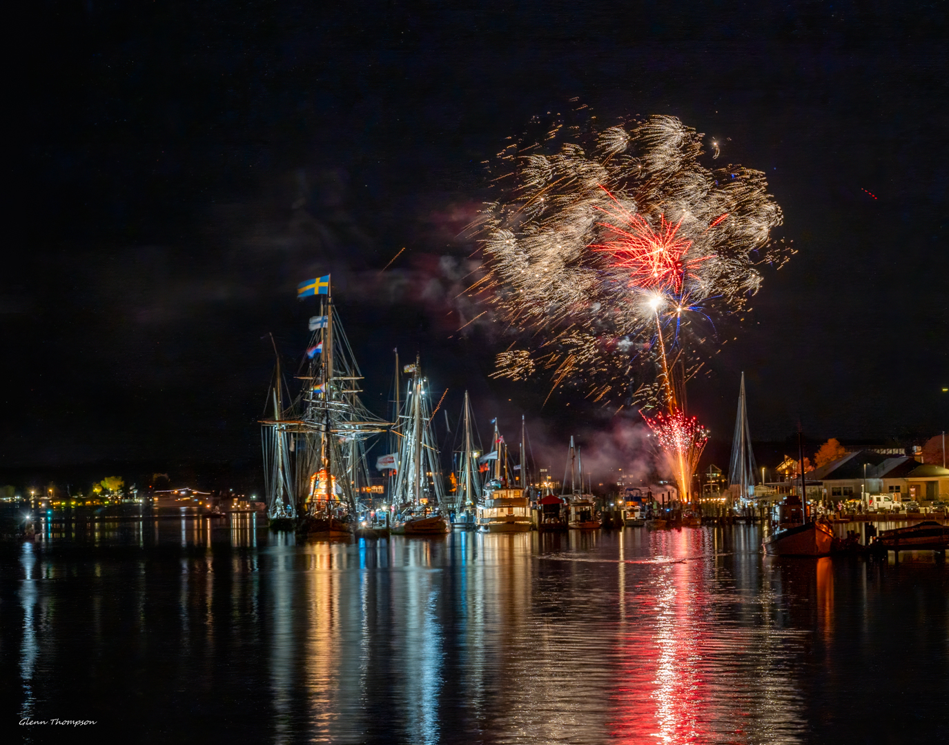 Sultana Down Rigging Fireworks