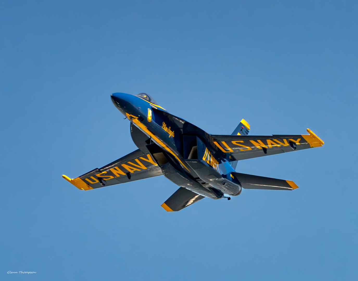 Blue Angels Performing At Graduation
