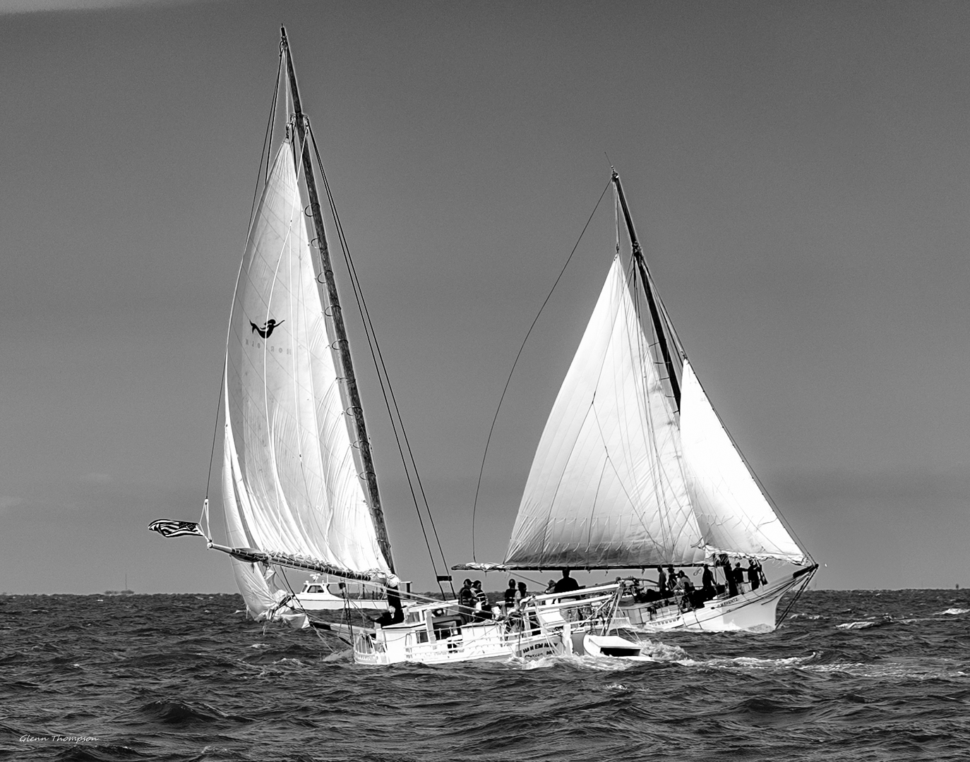 Skipjacks H.M. Krentz racing the Skipjack HAN EM HARV 