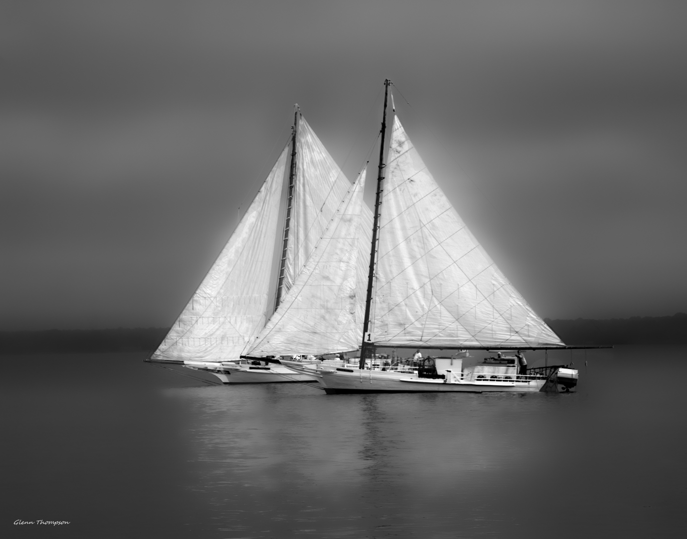 Skipjacks Race for thr Lead Deal Island Skipjack Race 2020