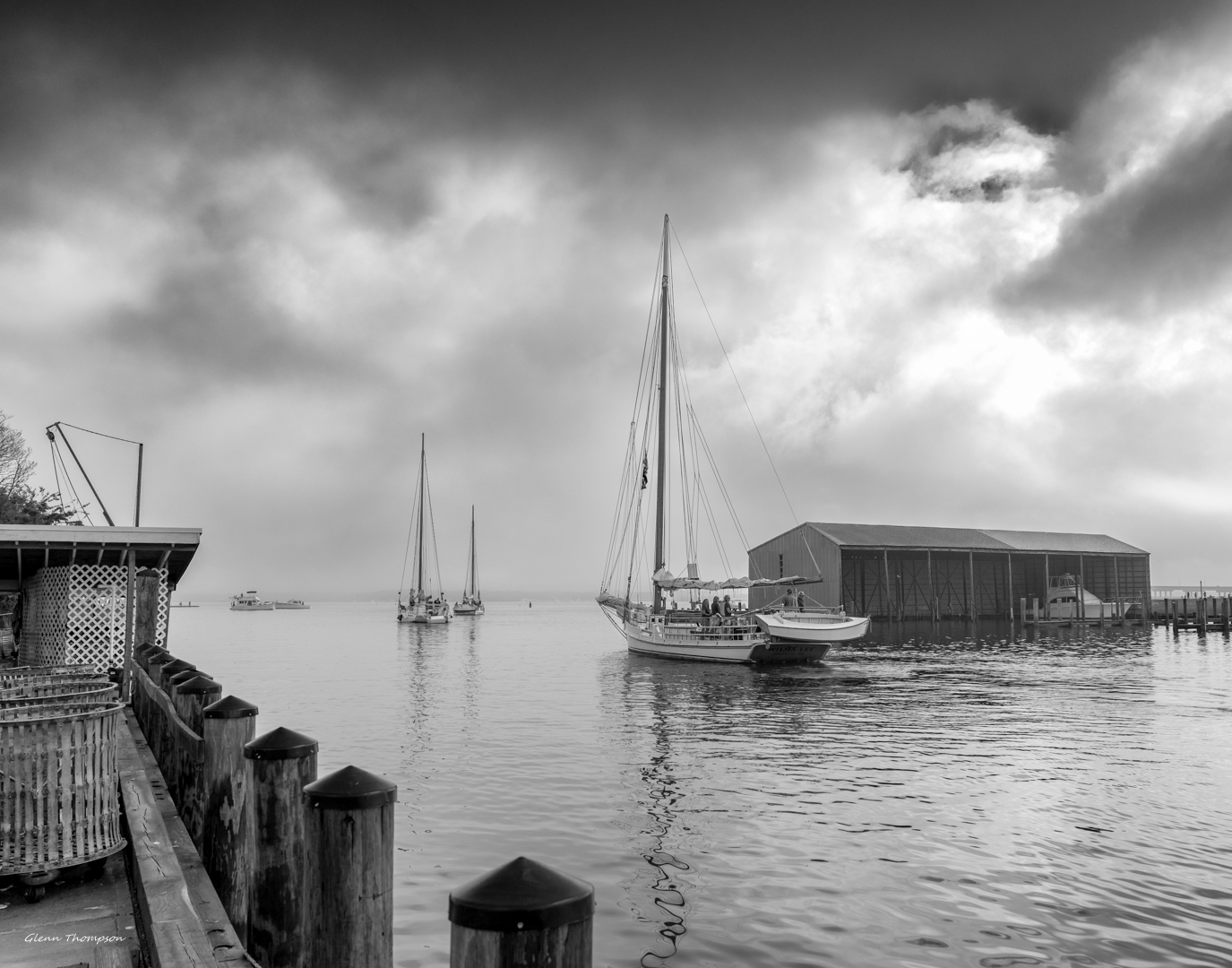 Skipjack Wilma Lee Heading Out to the Choptank Heritage Skipjack Race 