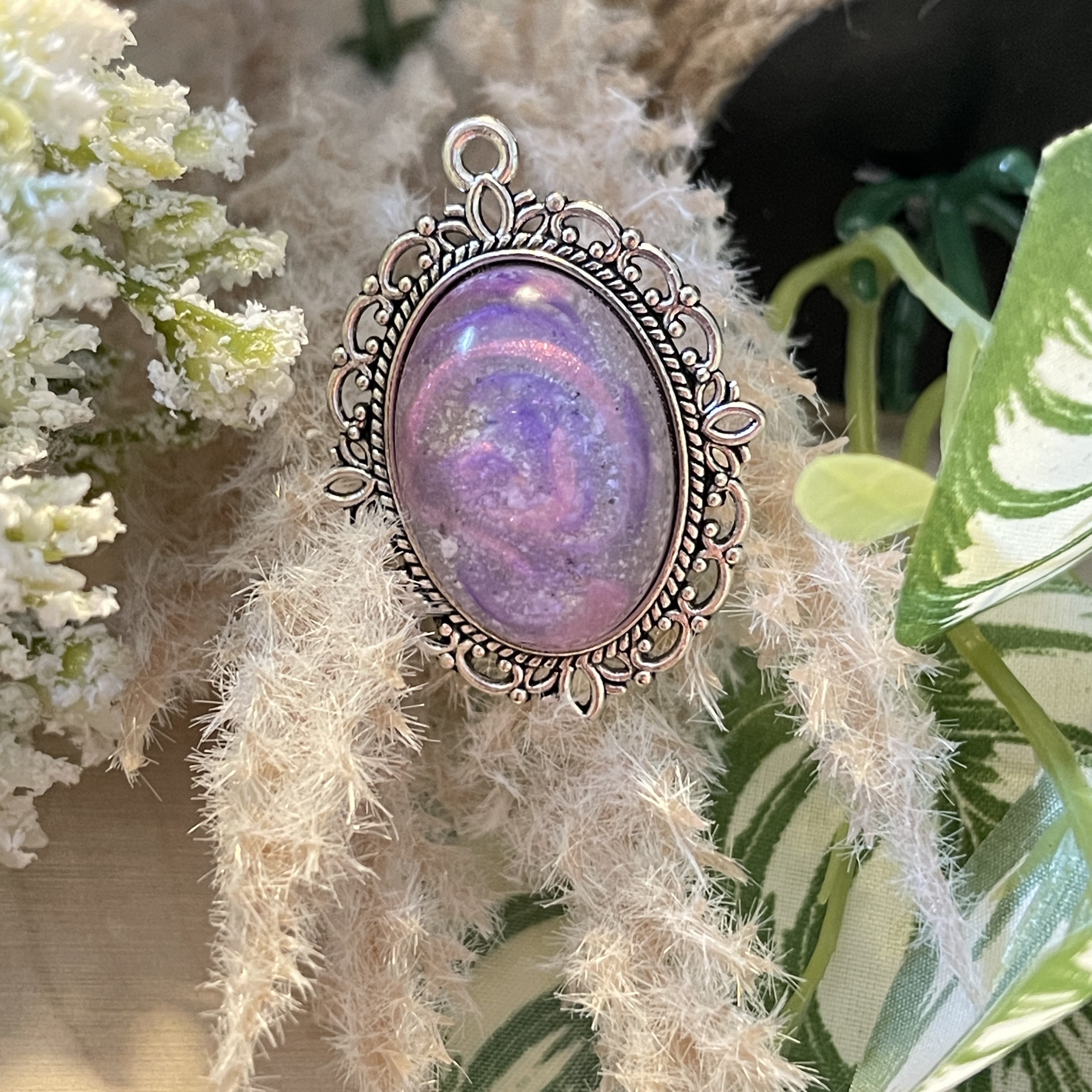 Silver Vintage Pendant Setting