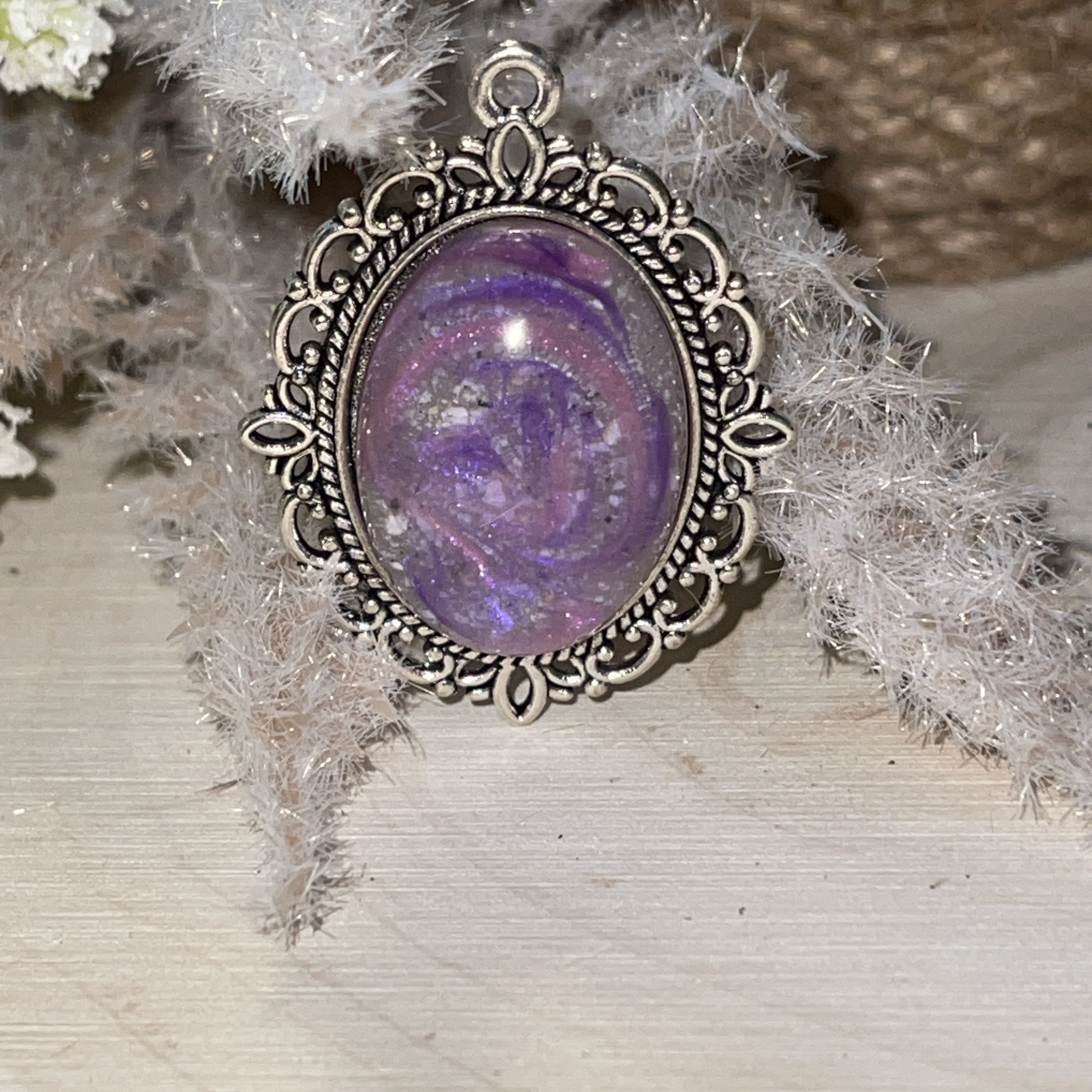 Silver Vintage Pendant Setting