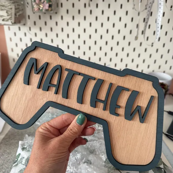 Custom Name Wooden Wall Sign