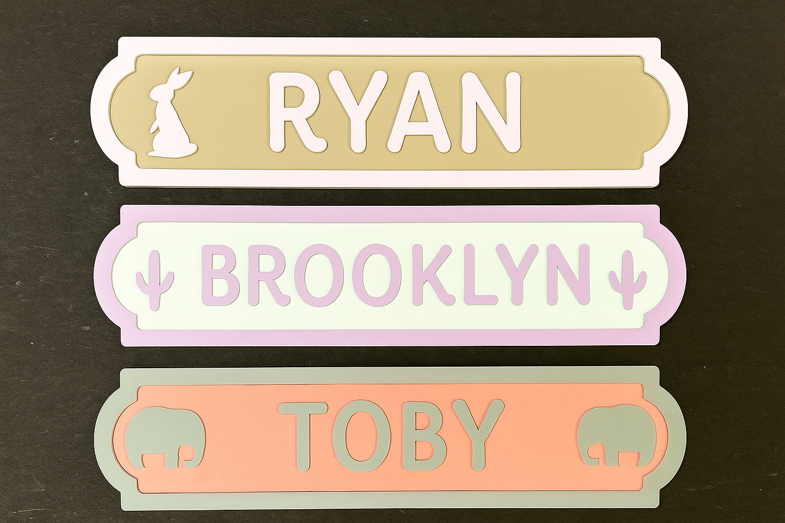 Personalized Name Plaques