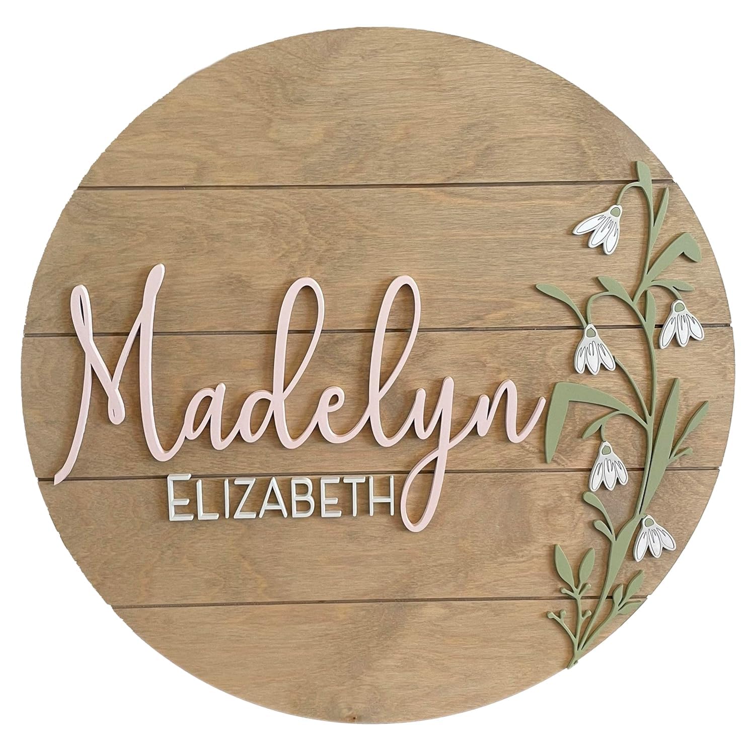 Personalized Wooden Name Sign