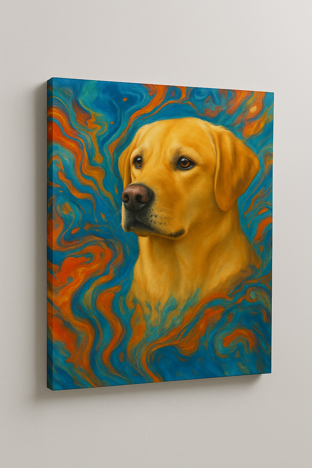 Colorful Pet Portrait Canvas