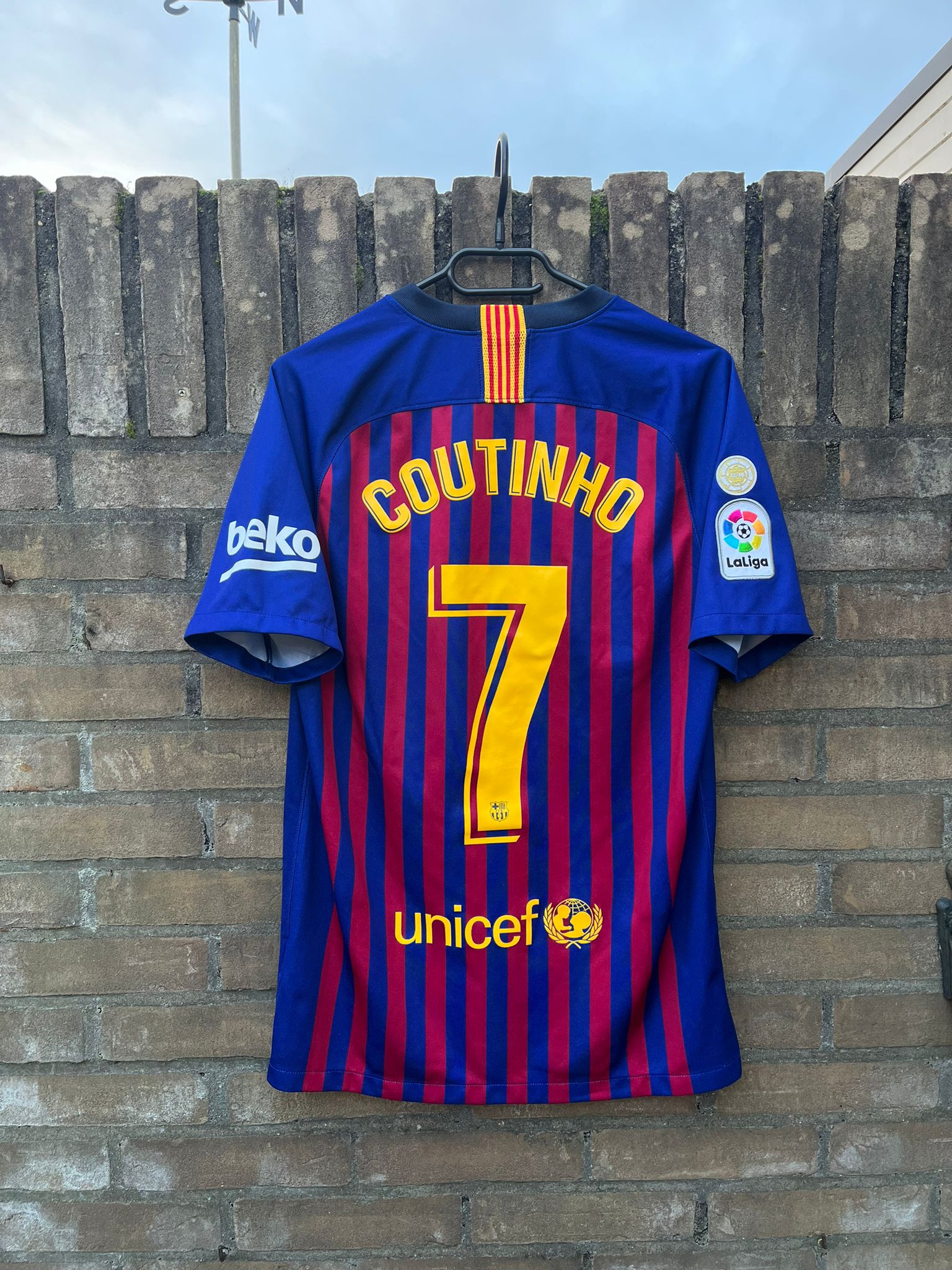 FC Barcelona 2018/2019 home shirt Coutinho 8.5/10