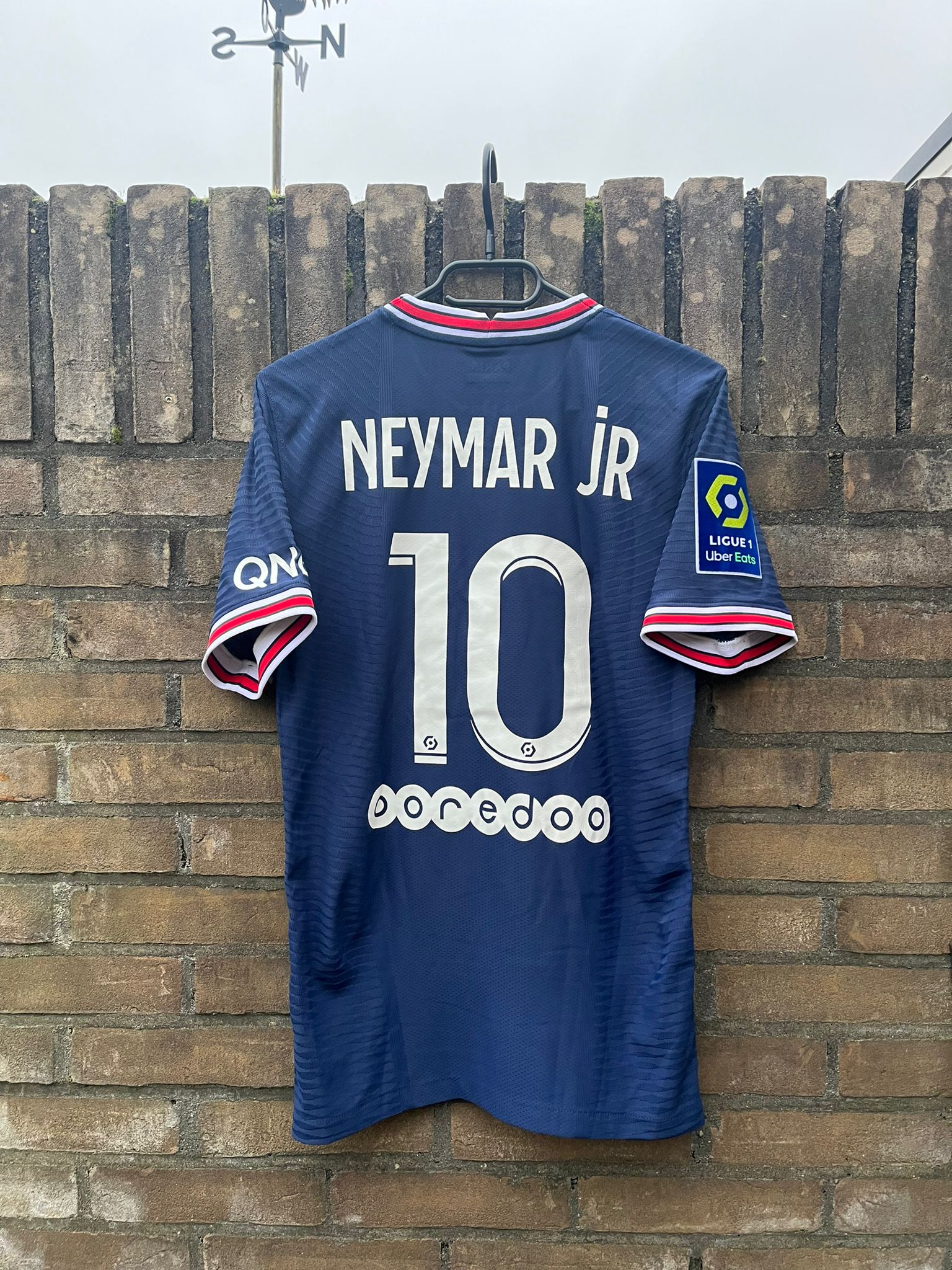 PSG 2021/2022 home shirt Neymar JR 9/10