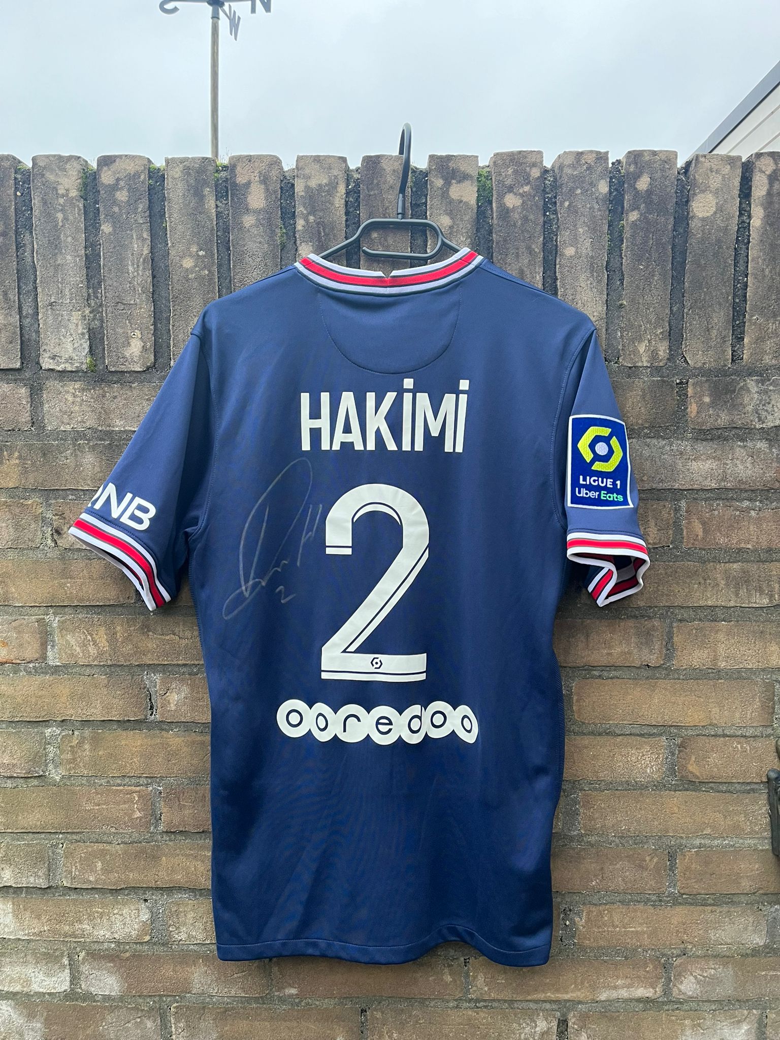 (Signed) PSG 2021/2022 home shirt Hakimi 8.5/10