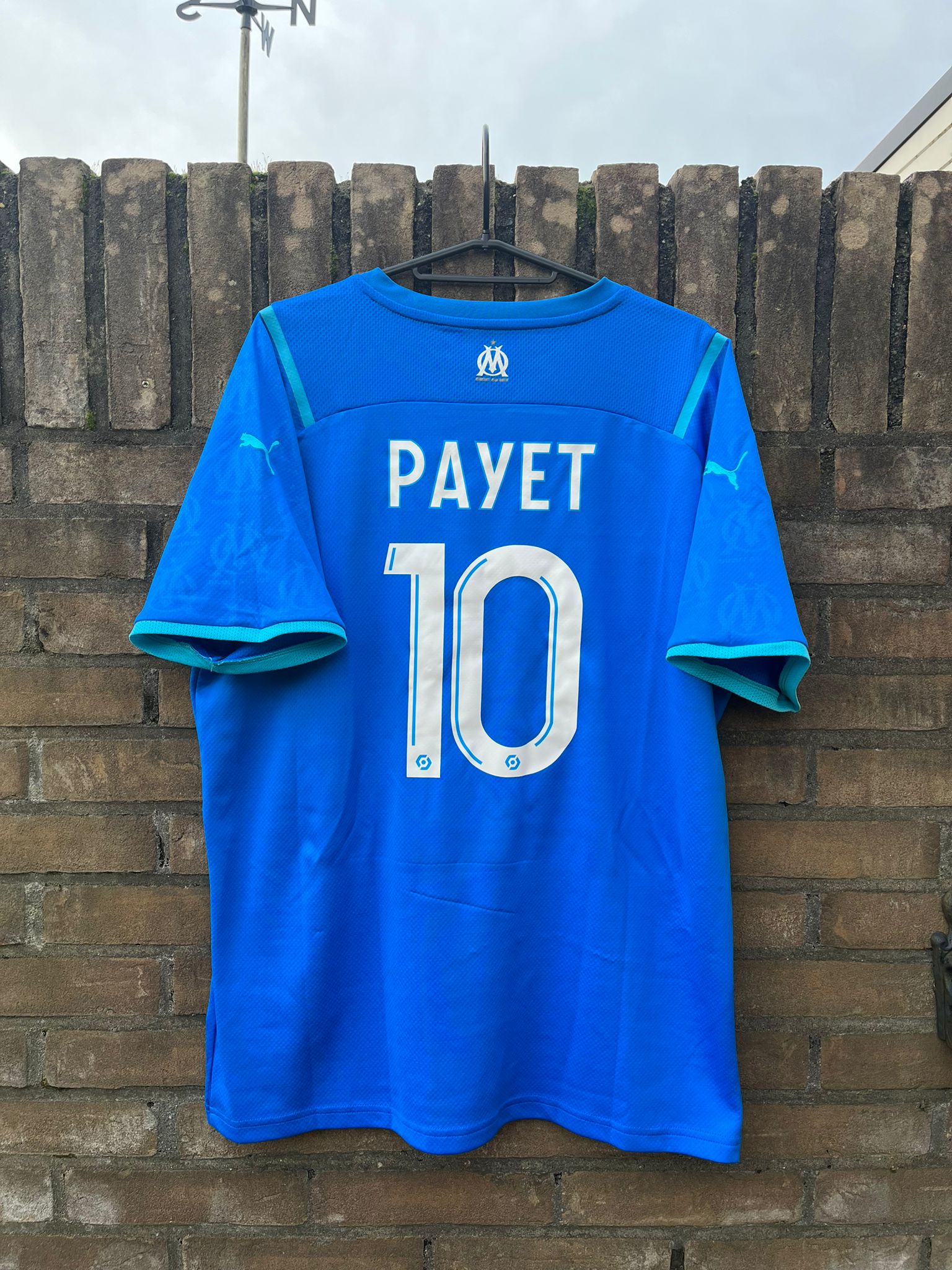 Olympique Marseille 2021/2022 third shirt Payet size L 9/10