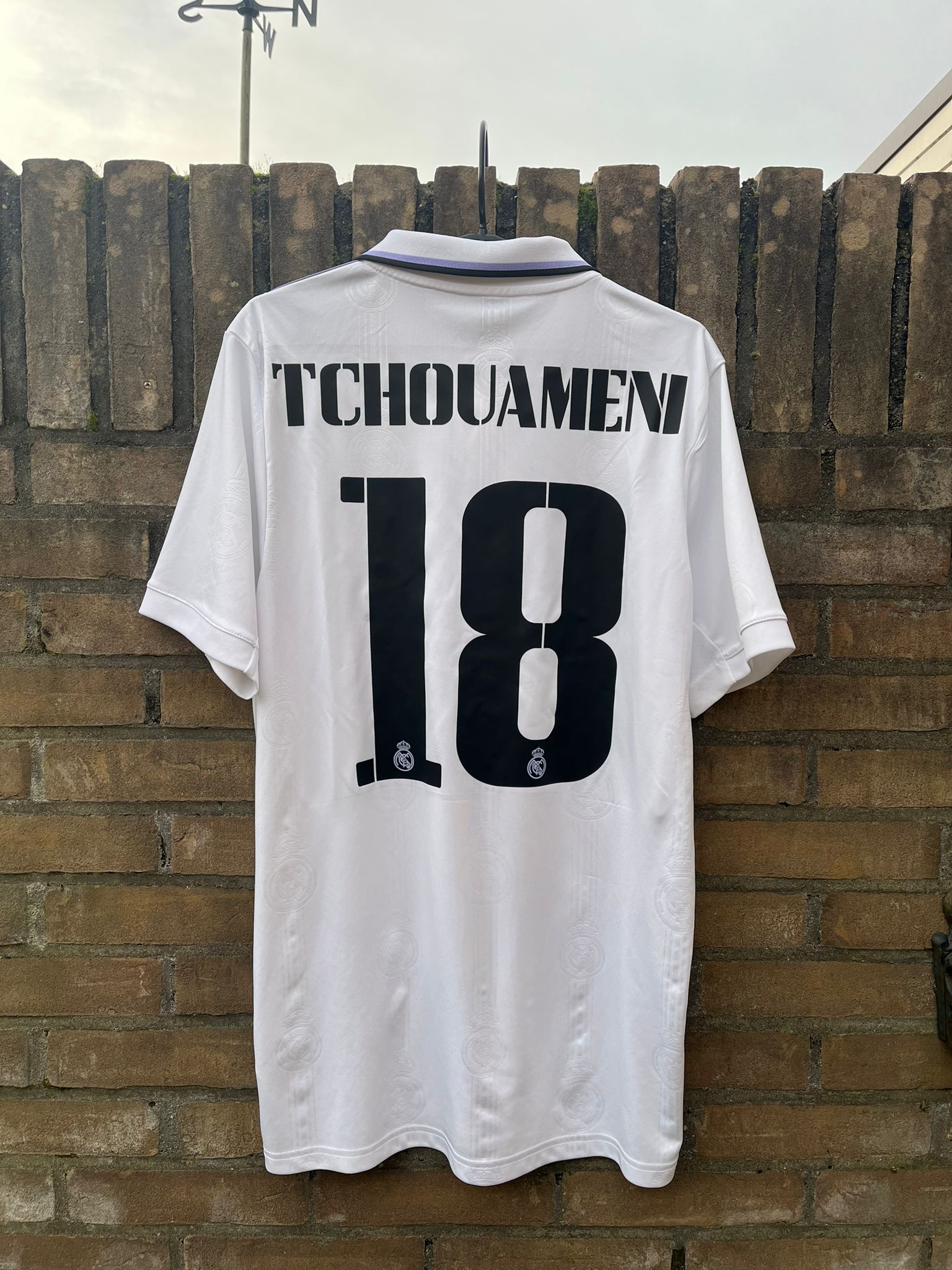 Real Madrid 2022/2023 home shirt Tchouameni size M 8.5/10