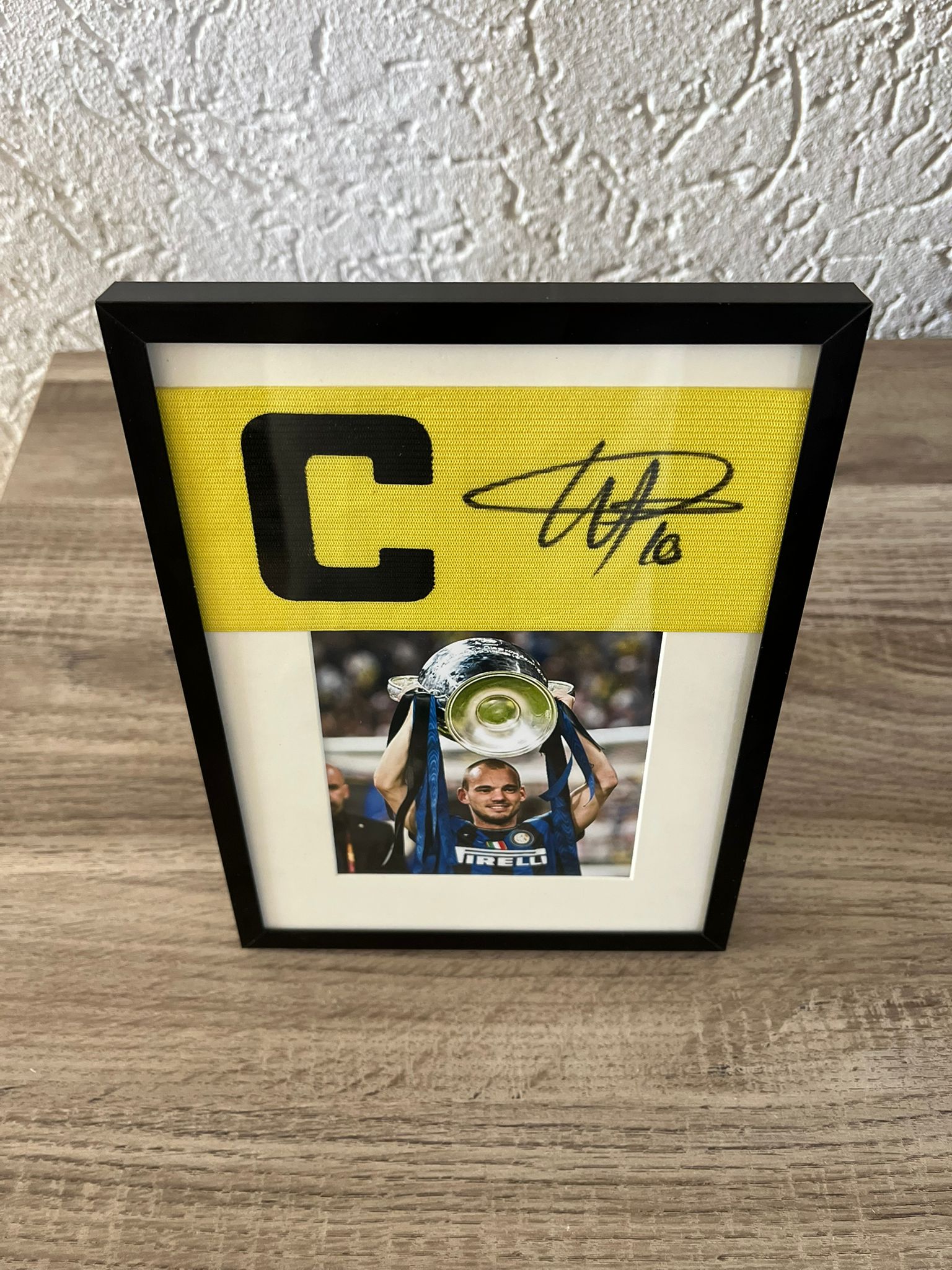 Signed Captain Armband Wesley Sneijder Inter Milan