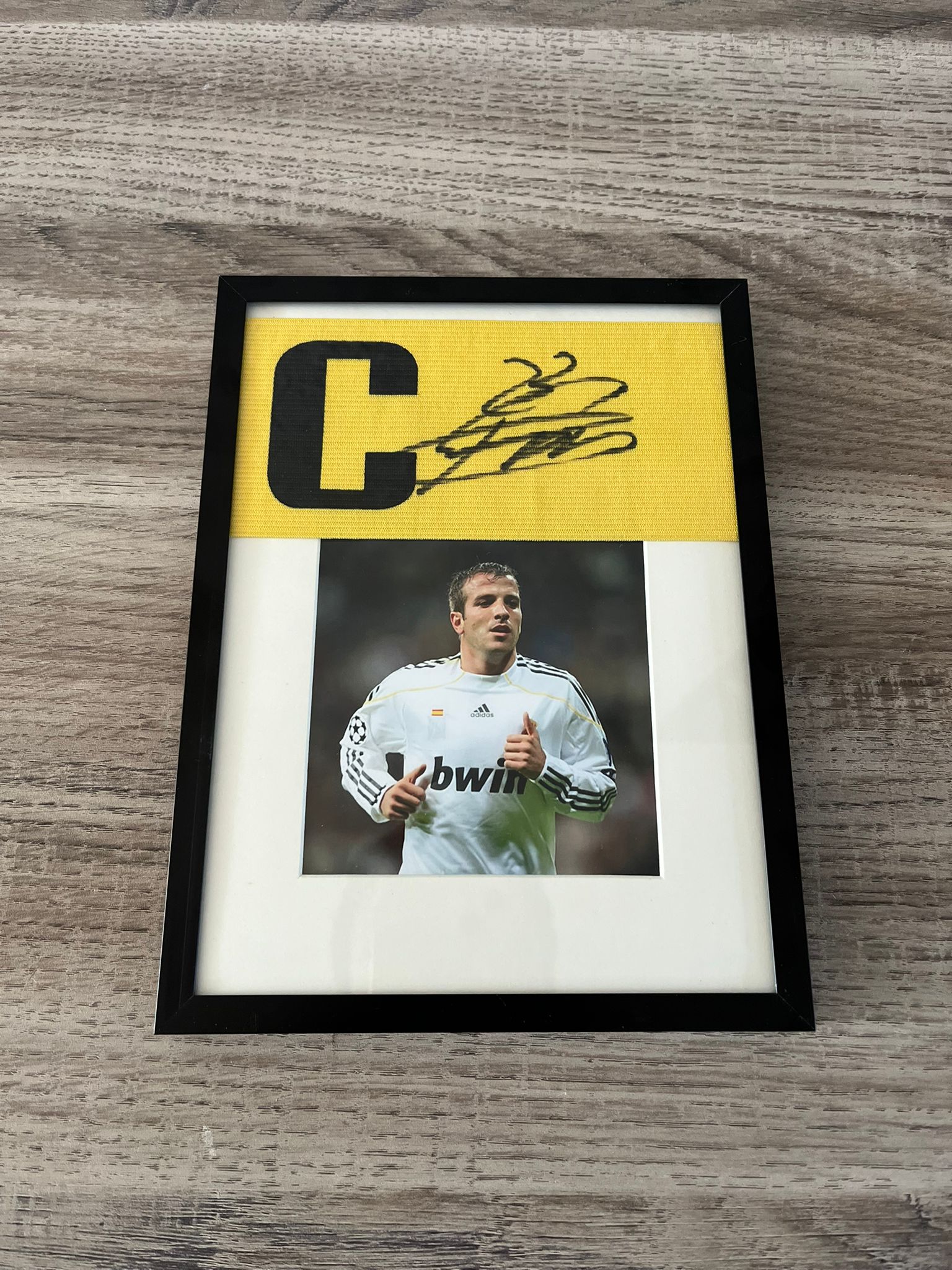 Signed Captain Armband Rafael van der Vaart Real Madrid