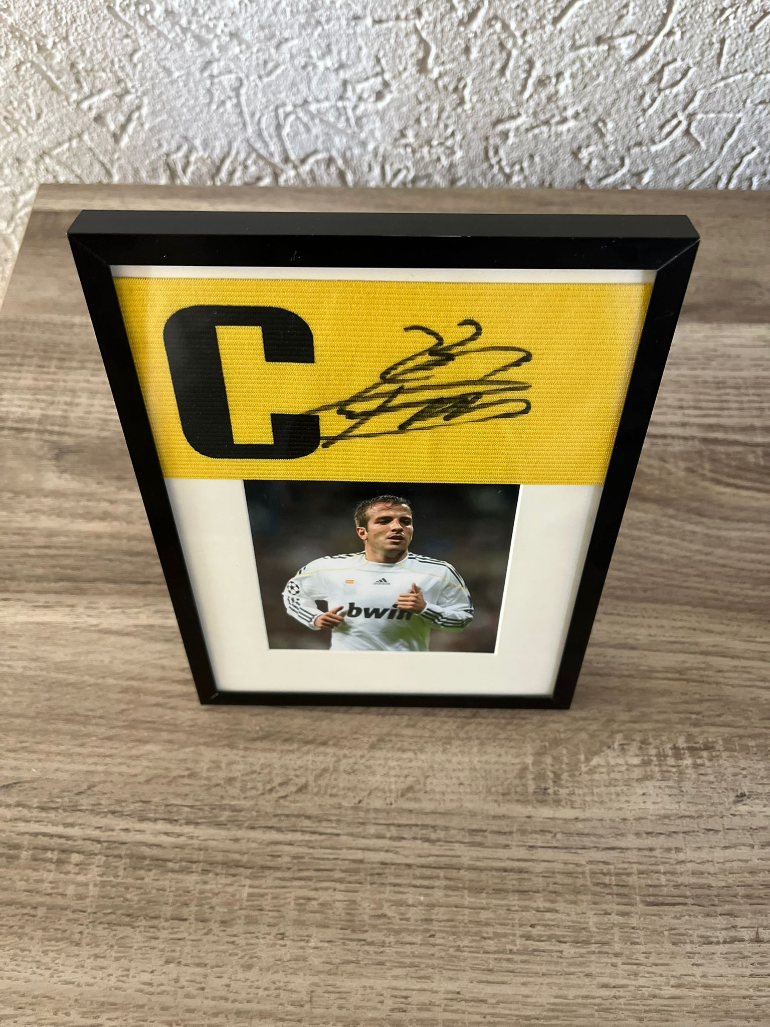 Signed Captain Armband Rafael van der Vaart Real Madrid