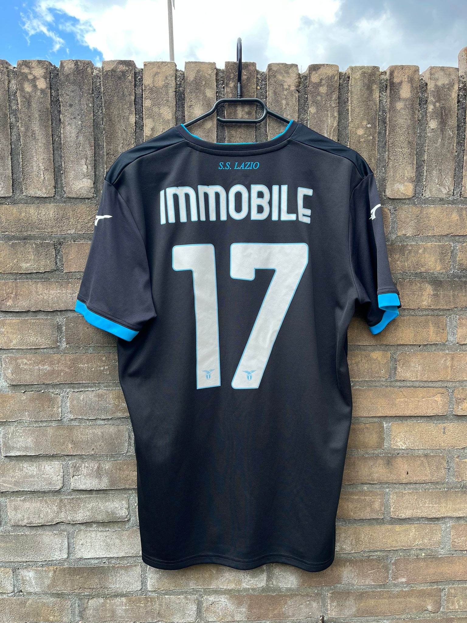 Lazio 2022/2023 away shirt Immobile #17 size L 7/10