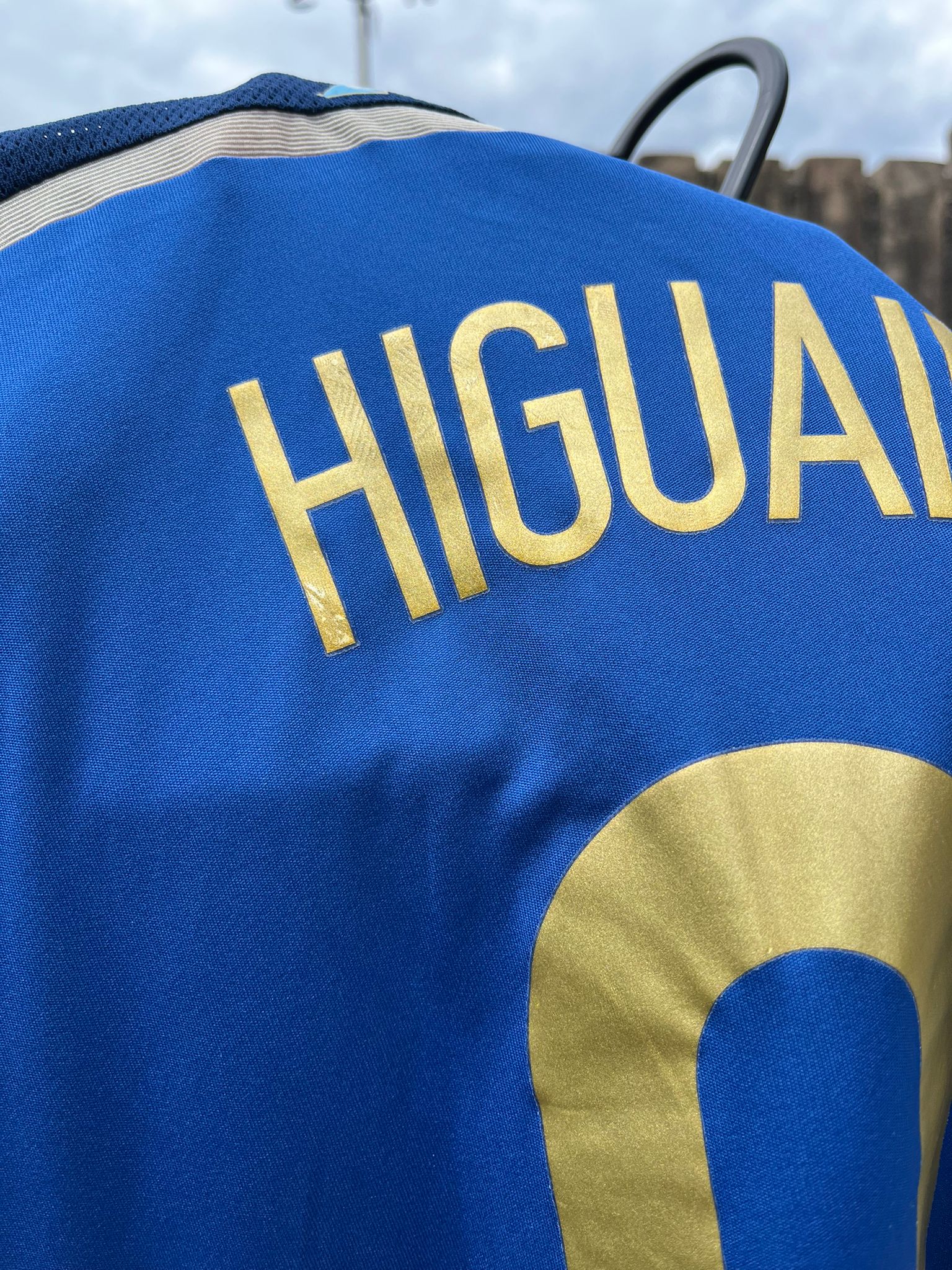 Argentina 2014 away shirt Higuain #9 size M 7.5/10