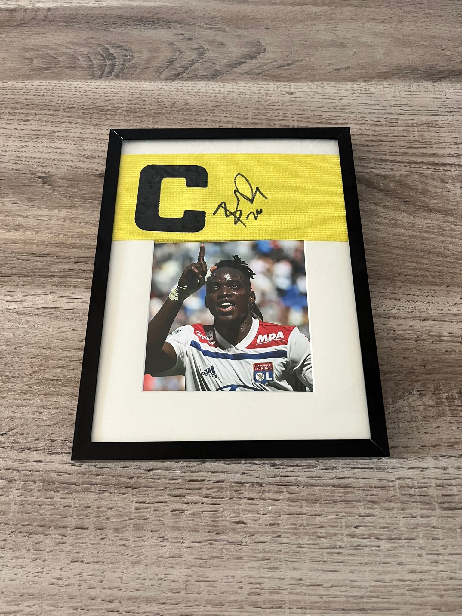 Signed Captain Armband Bertrand Traoré Olympique Lyonnais