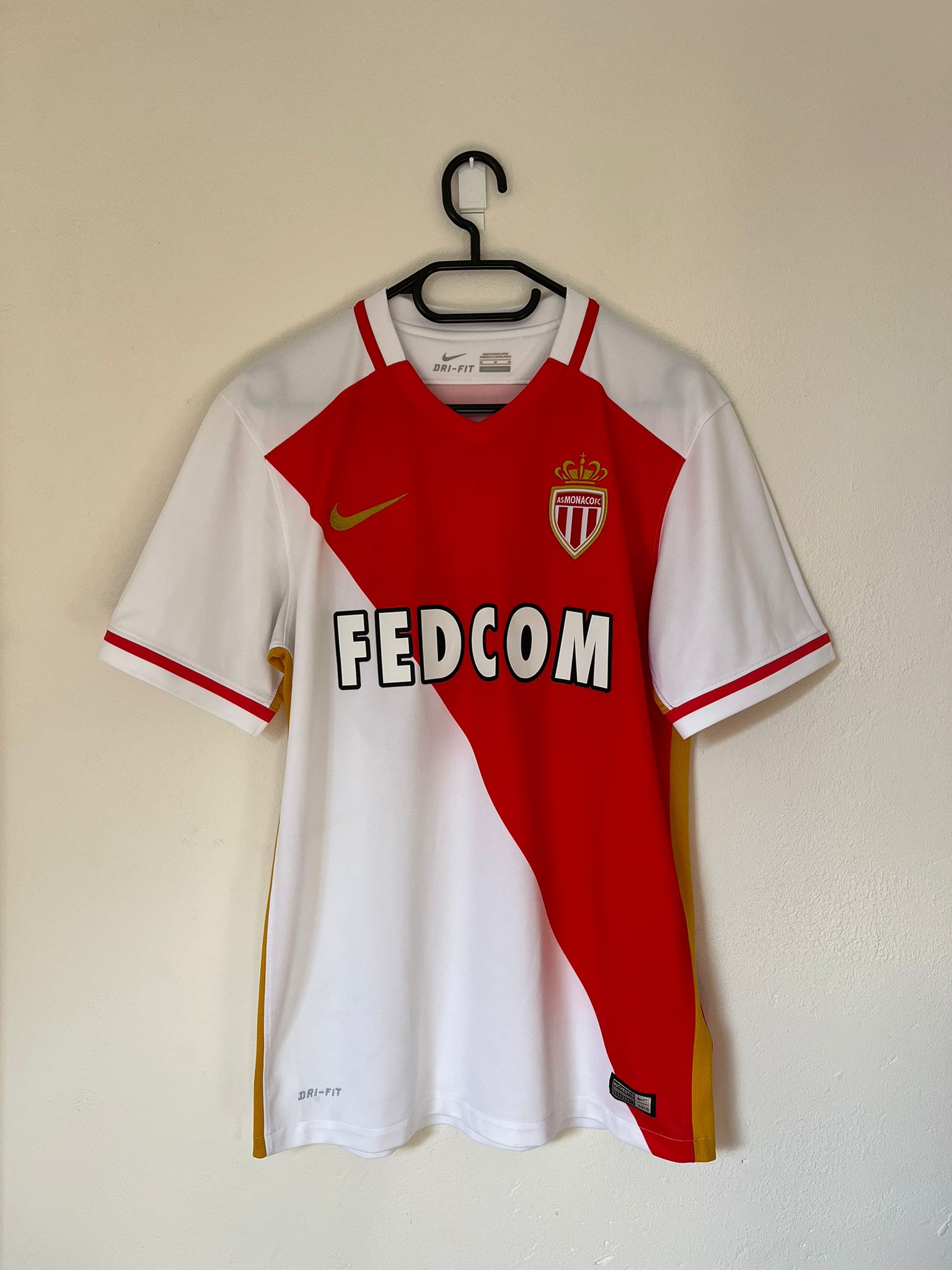 AS Monaco 2015/2016 home shirt Mbappé #29 size M 8.5/10