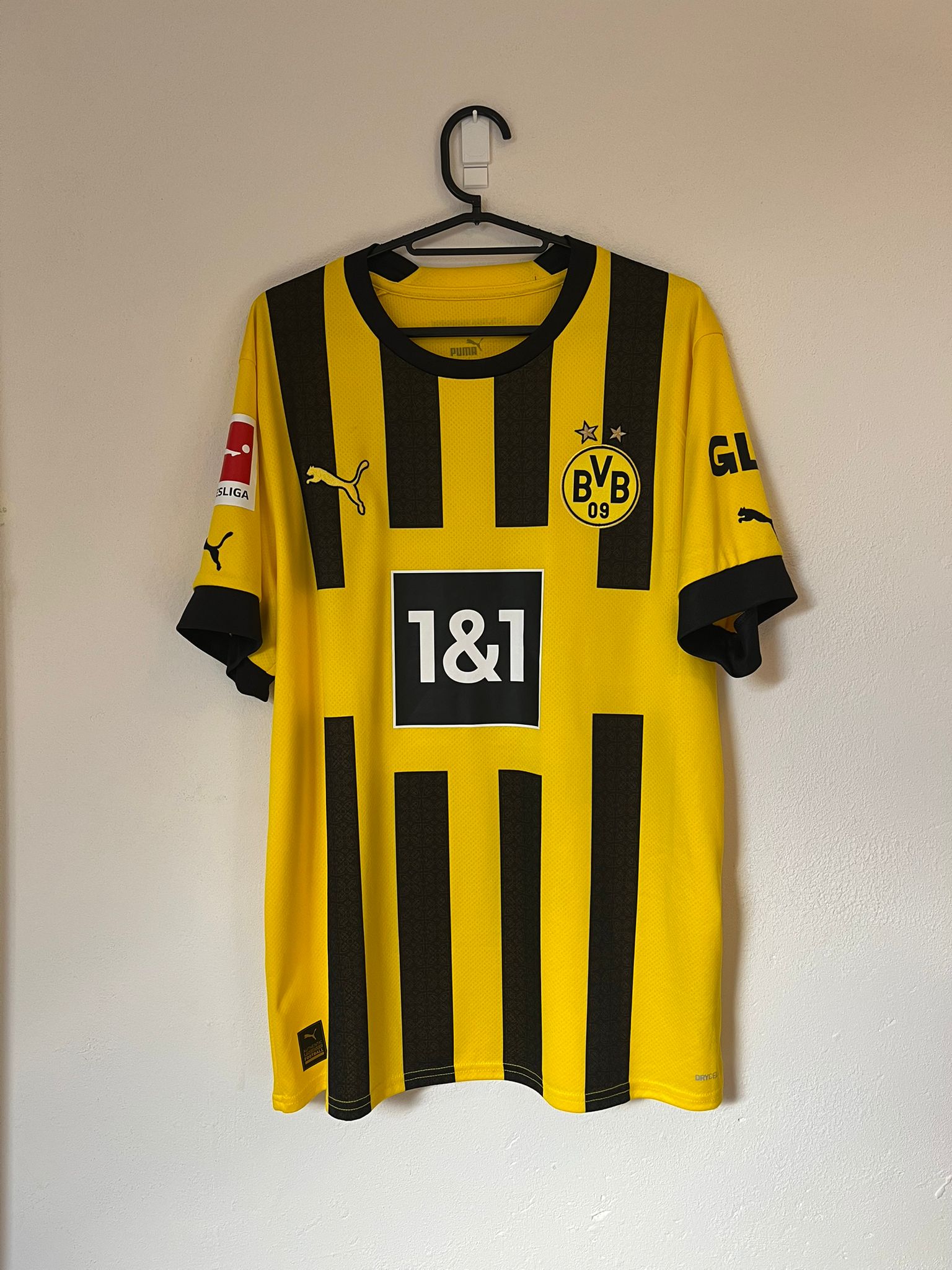 Borussia Dortmund 2022/2023 home shirt Adeyemi #27 size L 8.5/10