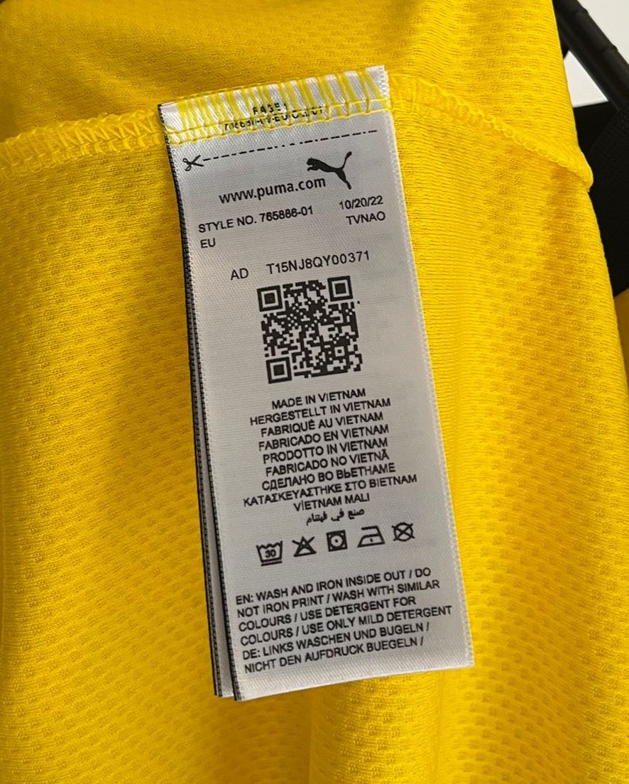 Borussia Dortmund 2022/2023 home shirt Adeyemi #27 size L 8.5/10