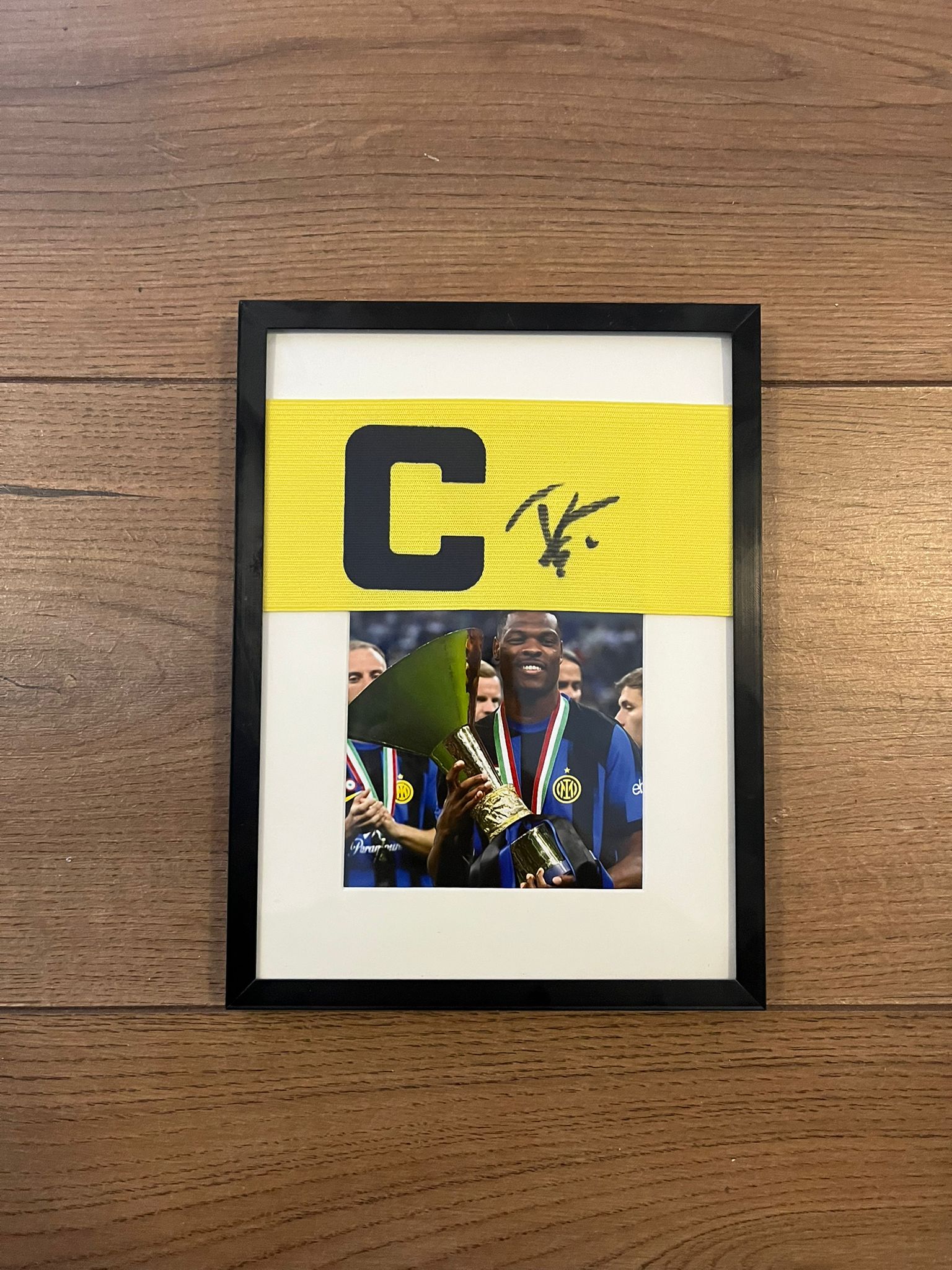 Signed Captain Armband Denzel Dumfries Inter Milan